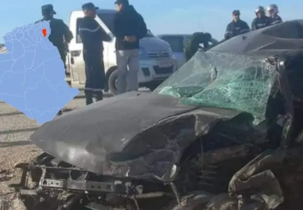 Drame routier à Khenchla : un accident fait 4 morts et 3 blessés