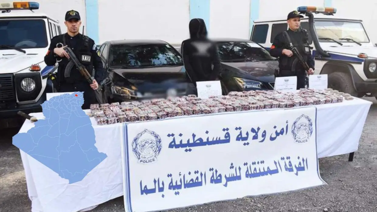 Constantine : importante saisie de comprimés hallucinogènes