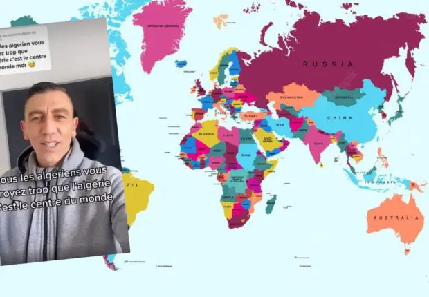 L’Algérie est-elle le centre du monde ? Un tiktokeur répond avec humour