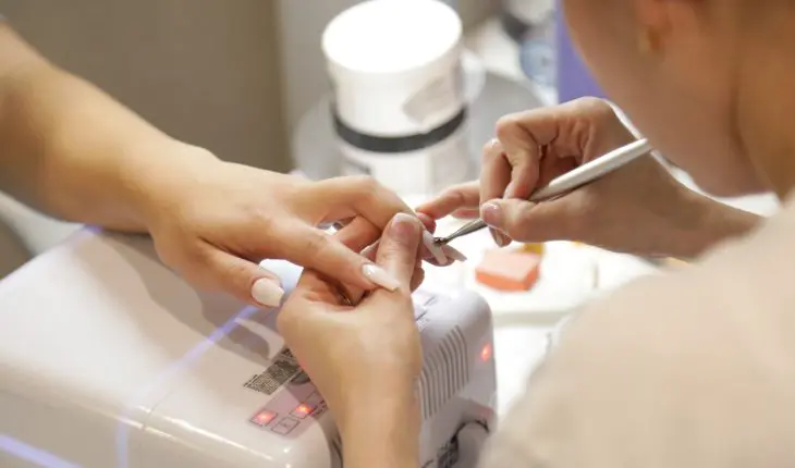 Salon de beauté de manucure