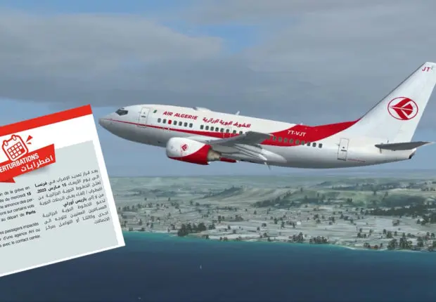 Air Algérie : perturbation des vols depuis et vers l&rsquo;aéroport de Paris Orly
