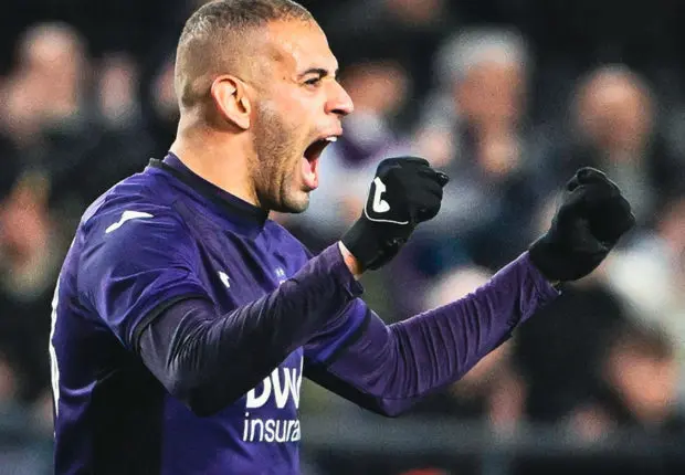 Belgique : Slimani inscrit un doublé avec Anderlecht et redevient « SuperSlim » (vidéo)
