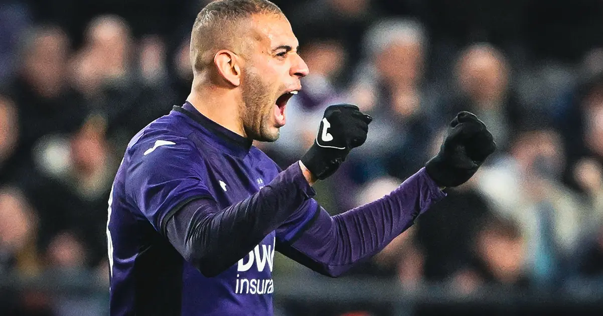 Belgique : Slimani inscrit un doublé avec Anderlecht et redevient « SuperSlim » (vidéo)
