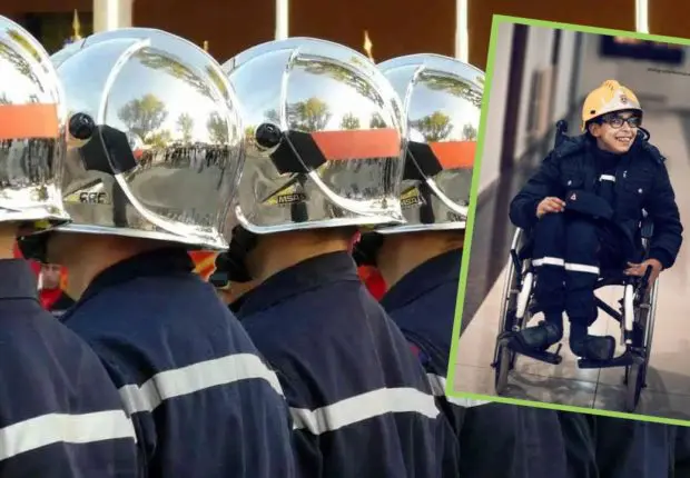 Mostaganem : la protection civile réalise le rêve de Youcef un garçon handicapé