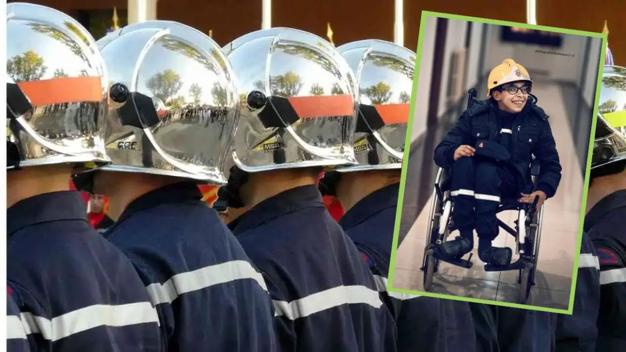 Mostaganem : la protection civile réalise le rêve de Youcef un garçon handicapé