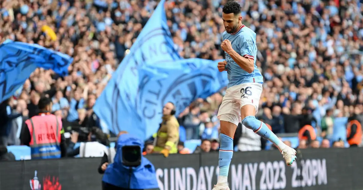 FA Cup : Mahrez inscrit un triplé et qualifie le Man City en finale
