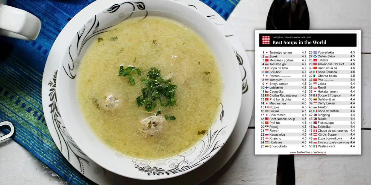 Classement TasteAtlas – meilleures soupes : la Chorba Beida algérienne dans le TOP 50 mondial