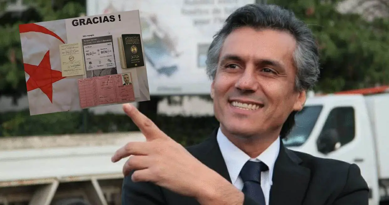 Rachid Nekkaz quitte l&rsquo;Algérie en adressant un message d&rsquo;au revoir