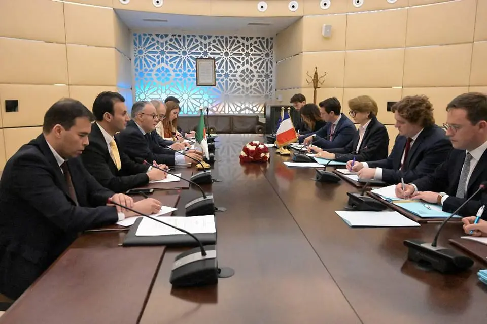 Alger – Paris : le SG du MAE Belani reçoit son homologue française Descôtes
