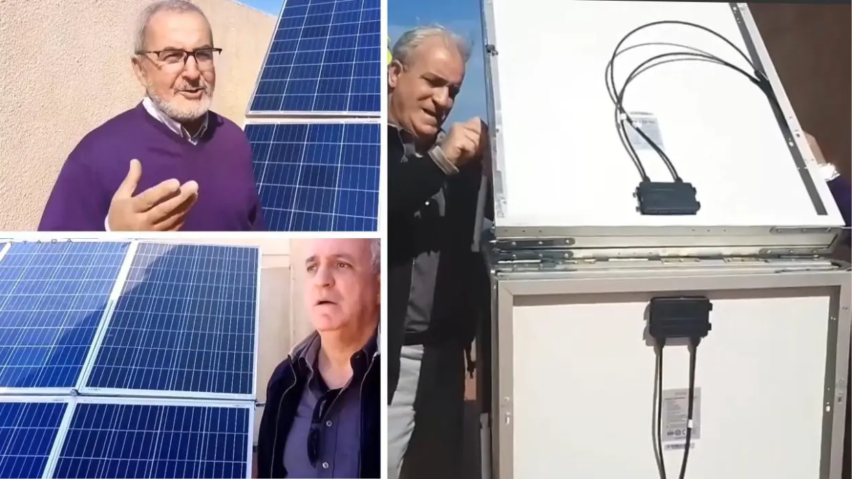 Tipaza : 2 ingénieurs algériens coinçoivent une station solaire pliable et transportable