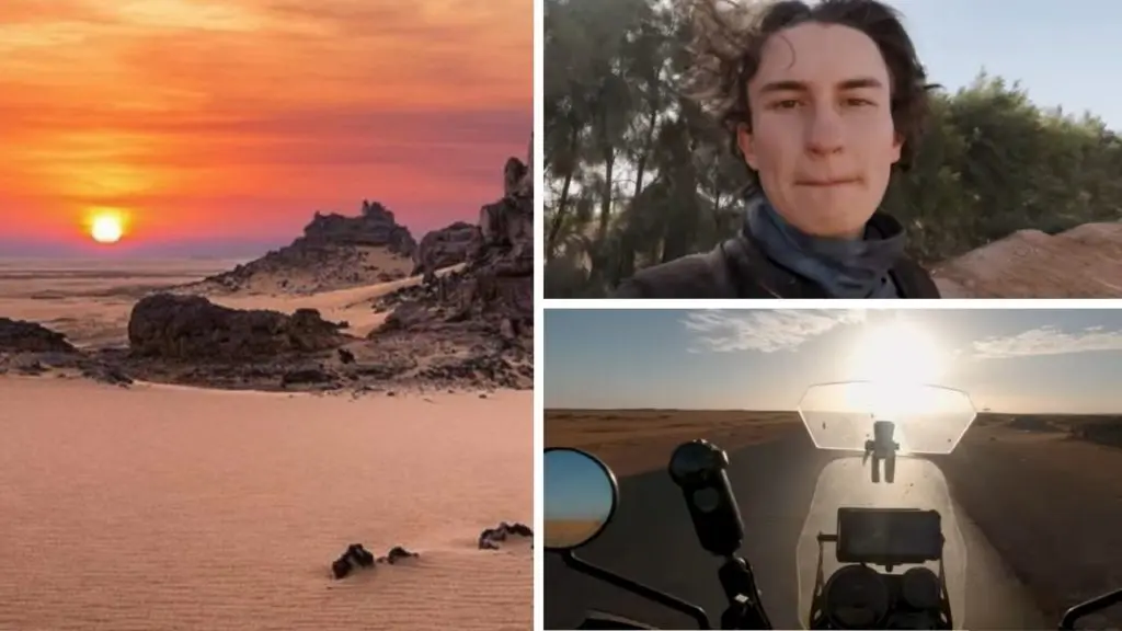 Tourisme en Algérie : un aventurier français entreprend la traversée du Sahara en moto
