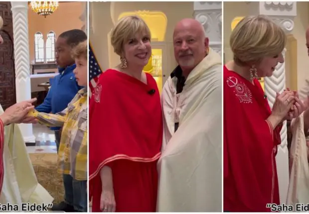 Aïd el-Fitr 2023 : l&rsquo;ambassadrice US s&rsquo;essaye à une tradition algérienne (vidéo)