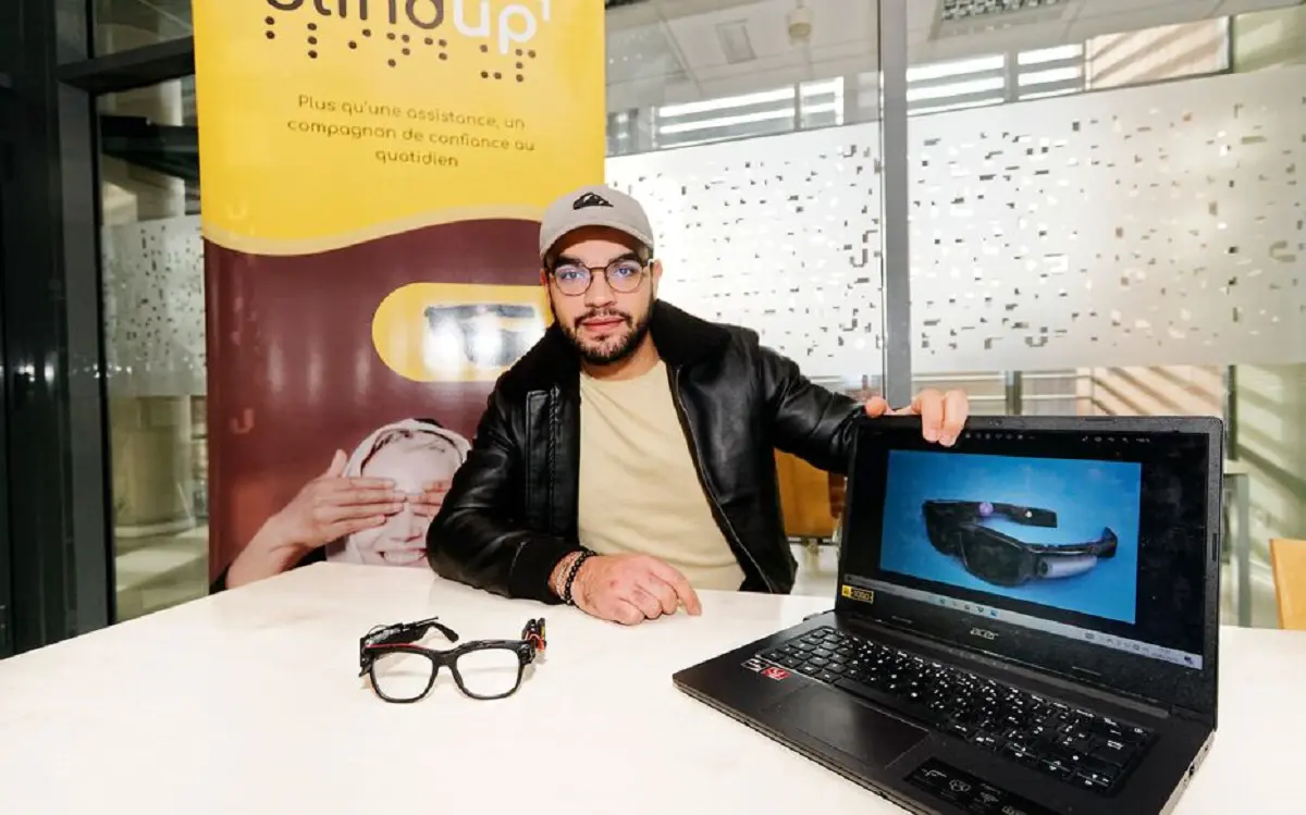France : un Algérien développe des lunettes connectées pour rendre les non-voyants plus autonomes