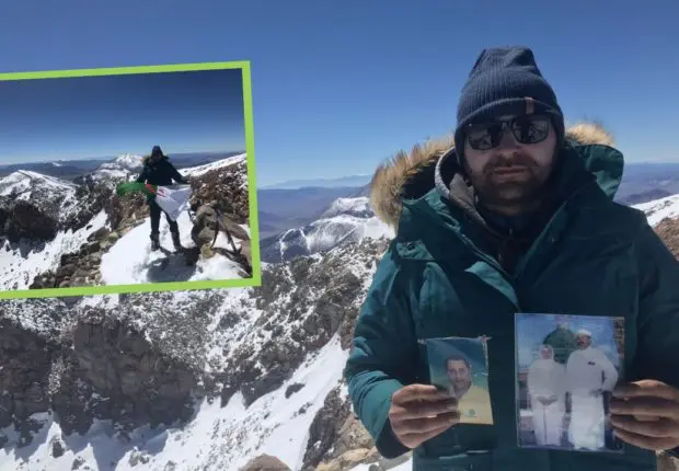 L’Algérien Nessim Hachaichi au 2e plus haut sommet d’Amérique, le Mont Nevados Ojos del Salado