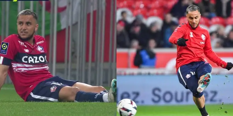 LOSC Lille : Ounas rechute de sa blessure à la cuisse