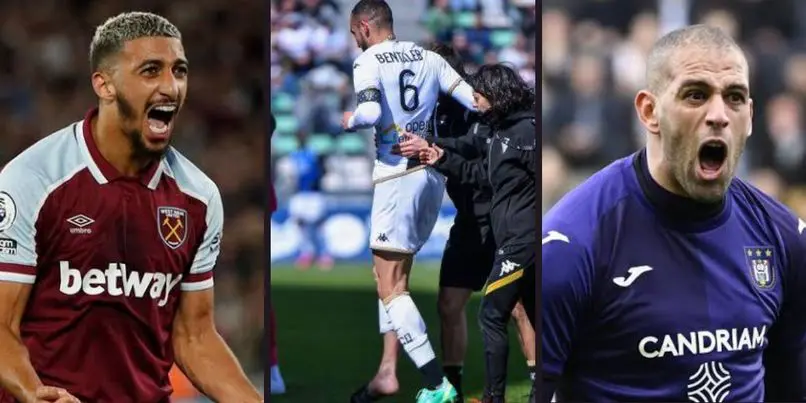 Verts d’Europe : Slimani et Benrahma buteurs, Bentaleb se blesse