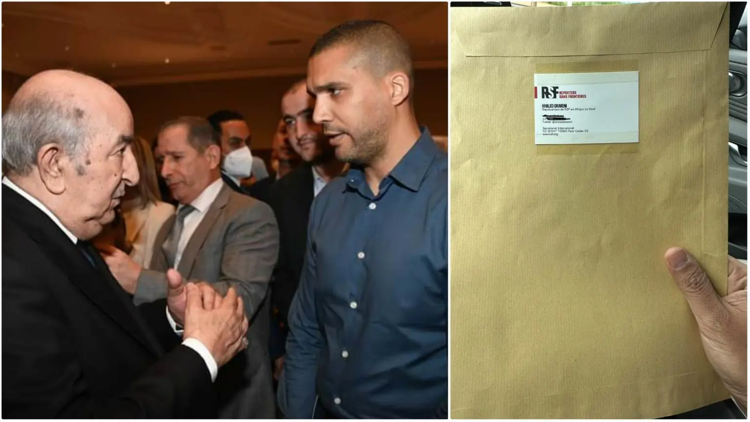 Journée mondiale de la liberté de la presse : Drareni remet une lettre à Tebboune