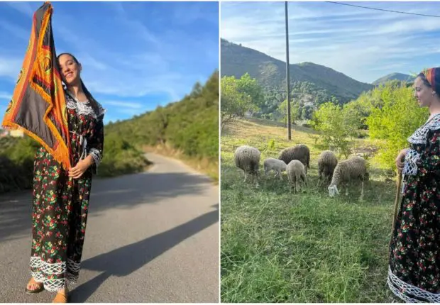 Une Algérienne séduit en valorisant sa vie de paysanne à Béjaia sur Tiktok