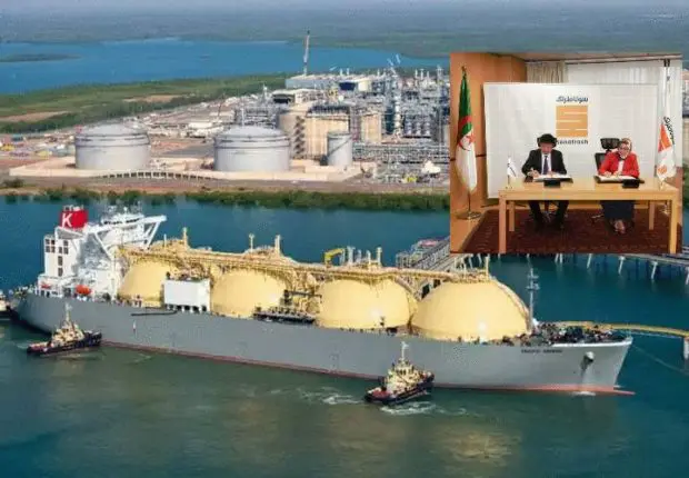 L&rsquo;Algérie (Sonatrach) exportera du gaz GNL vers la Chine