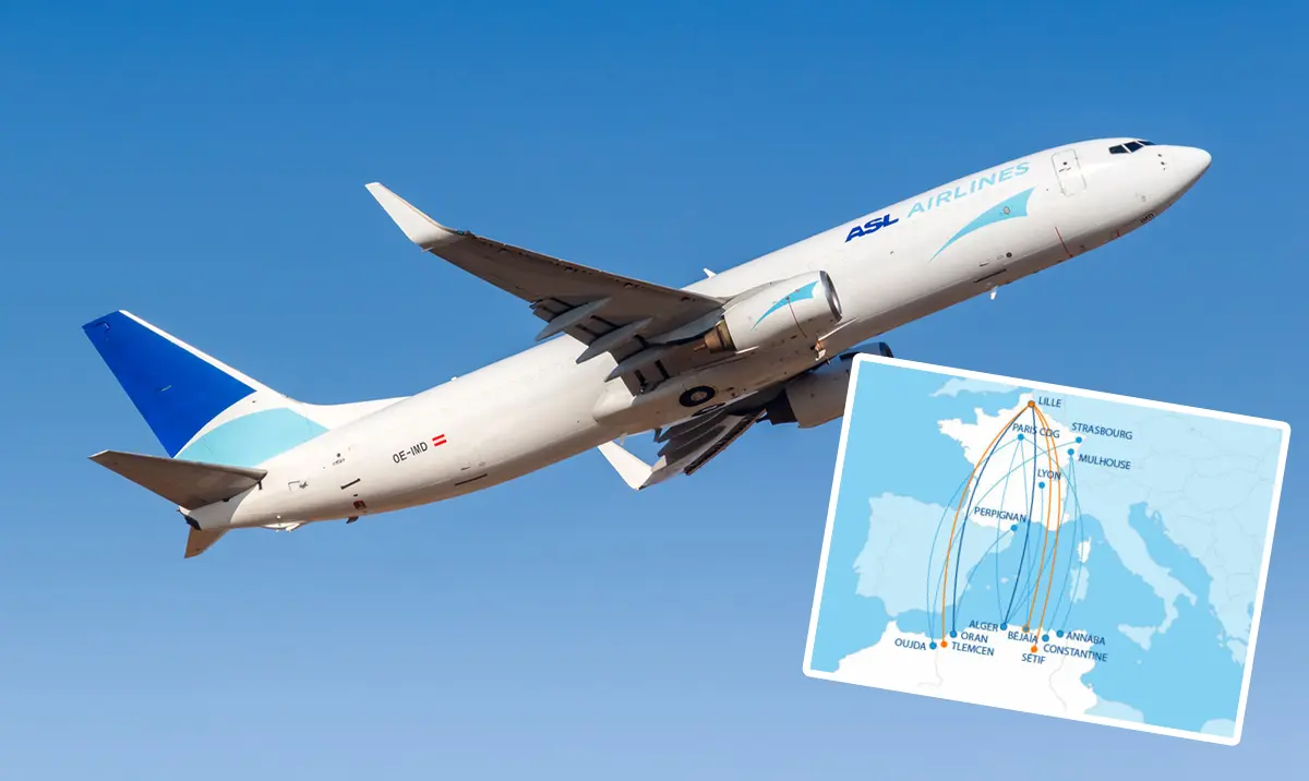 ASL Airlines ouvre 3 nouvelles lignes au départ de Lille vers l’Algérie