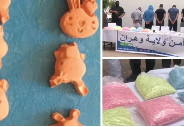 Oran : un réseau de fabrication d&rsquo;ecstasy destinée aux enfants démantelé (Vidéo)