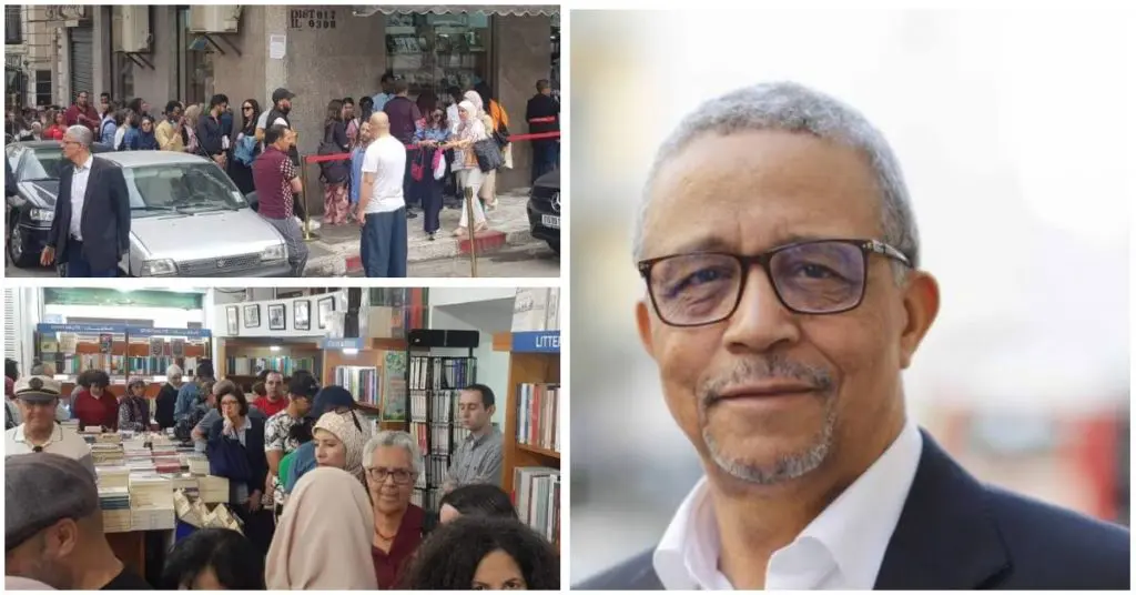Rare en Algérie : importante queue devant une librairie d&rsquo;Alger pour une dédicace de Yasmina Khadra