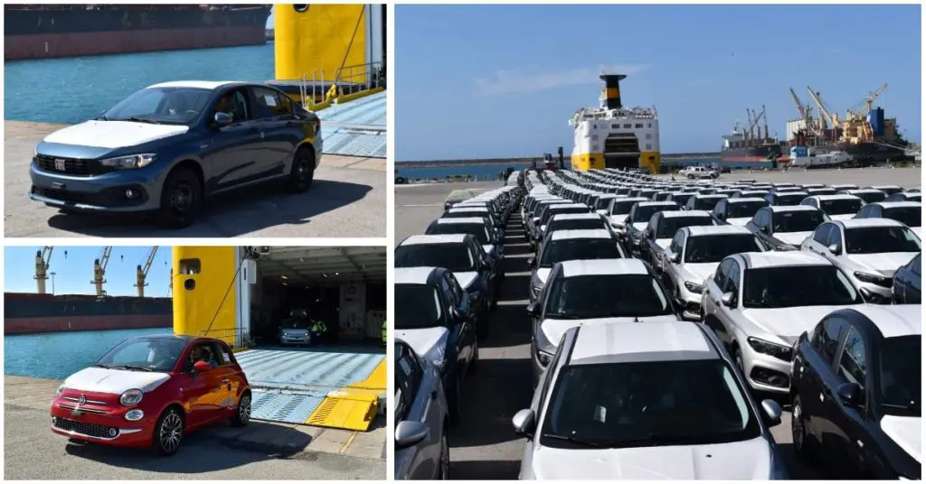 Un nouveau lot de véhicules Fiat importés arrive en Algérie