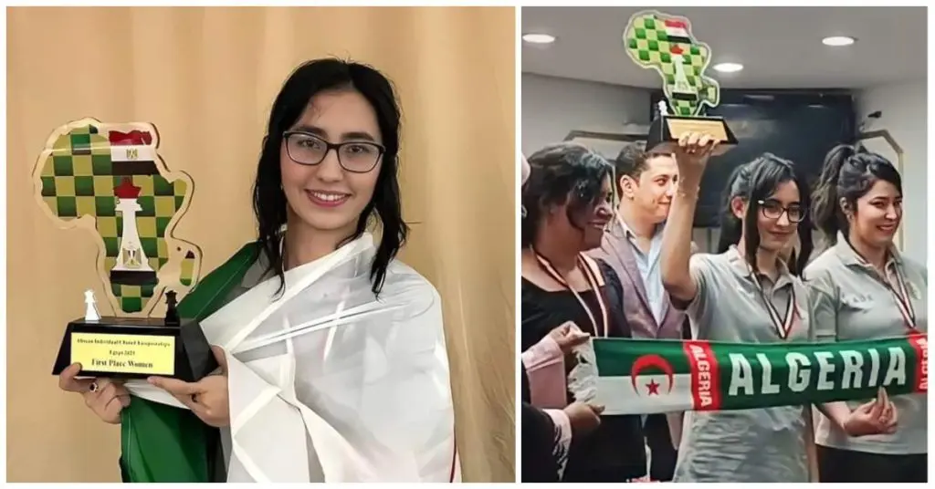 L&rsquo;Algérienne Lina Nassr sacrée championne d&rsquo;Afrique d&rsquo;échecs en 2023