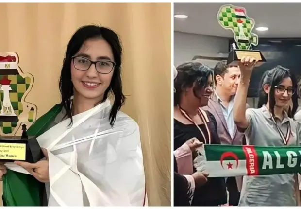L&rsquo;Algérienne Lina Nassr sacrée championne d&rsquo;Afrique d&rsquo;échecs en 2023