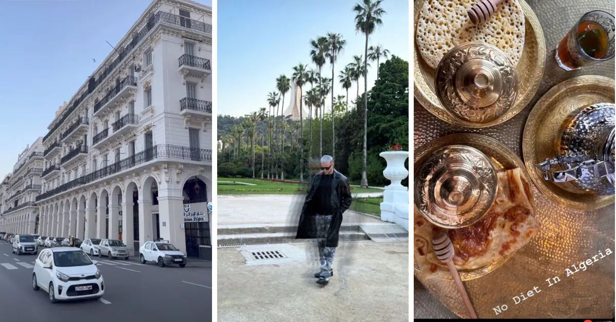 D’Alger centre au Jardin d’essai, DJ Snake partage la beauté de la capitale algérienne