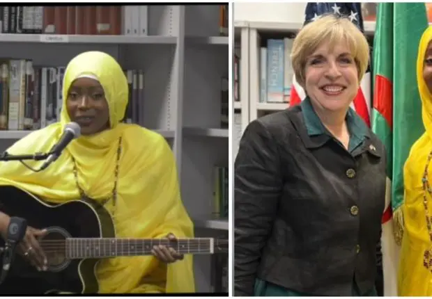 Chanteuse et mannequin, Baraka Merzaia séduit l&rsquo;ambassadrice US lors d&rsquo;un concert privé