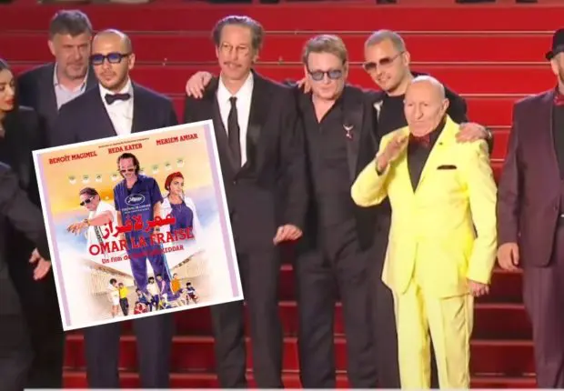 Le cast du film algérien « Omar la Fraise » monte les marches du Festival de Cannes