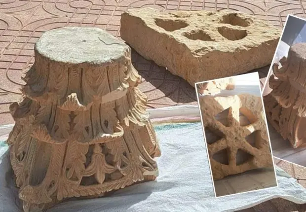 Deux pièces archéologiques romaines sauvées de la contrebande à Khenchela