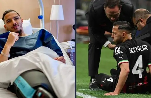 Eloigné des terrains pour 6 mois, Bennacer s’adresse aux supporters algériens