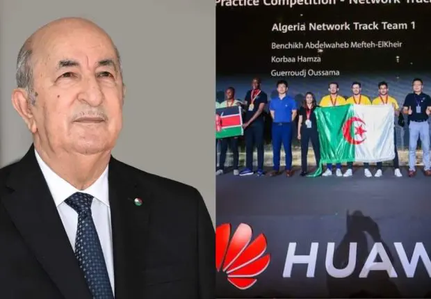 Tebboune félicite les étudiants algériens pour leur victoire au concours Huawei en Chine