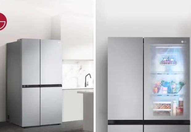 Réfrigérateur LG Multi-Portes : un design raffiné, une grande capacité et une fraîcheur plus rapide