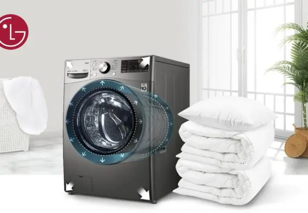 Lave-linge LG VIVACE 15 Kg, une plus grande capacité pour un lavage optimal et irréprochable