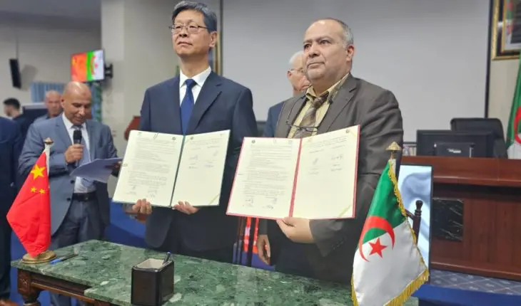 Accord de jumelage entre dix université algériennes et une université chinoise.