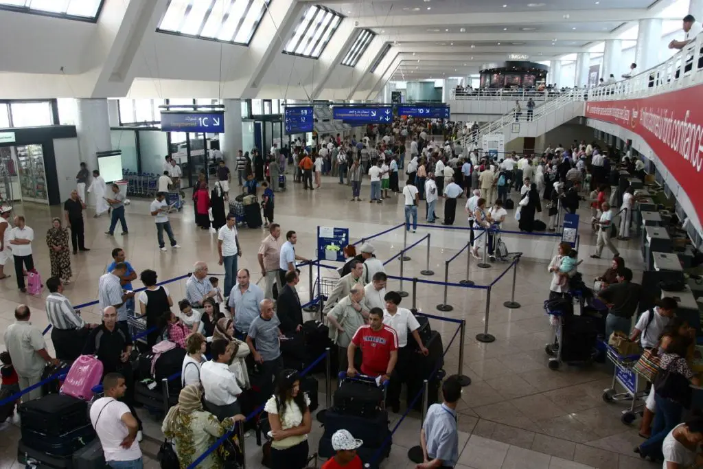 Forte hausse du nombre de passagers à l&rsquo;aéroport d&rsquo;Alger en 2022