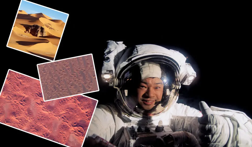 L&rsquo;astronaute chinois Leroy Chiao capture le Sahara algérien depuis l&rsquo;espace