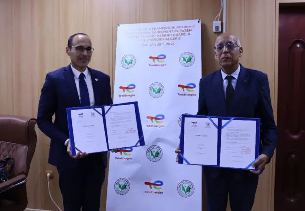 TotalEnergies Algérie et l’Université Kasdi Merbah de Ouargla signent un accord de coopération