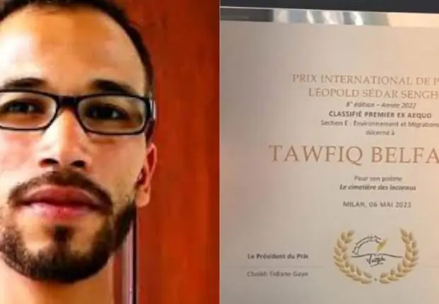 Un poète Algérien reçoit un prix littéraire en Italie