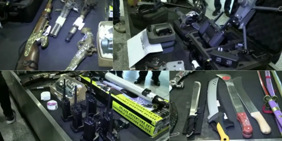 Armes, drones, pièces archéologiques… ce que la douane algérienne a saisi à l’aéroport d’Alger