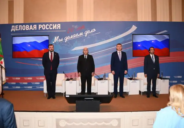 Exportations hors hydrocarbures en 2023, Tebboune affiche les ambitions de l&rsquo;Algérie depuis Moscou