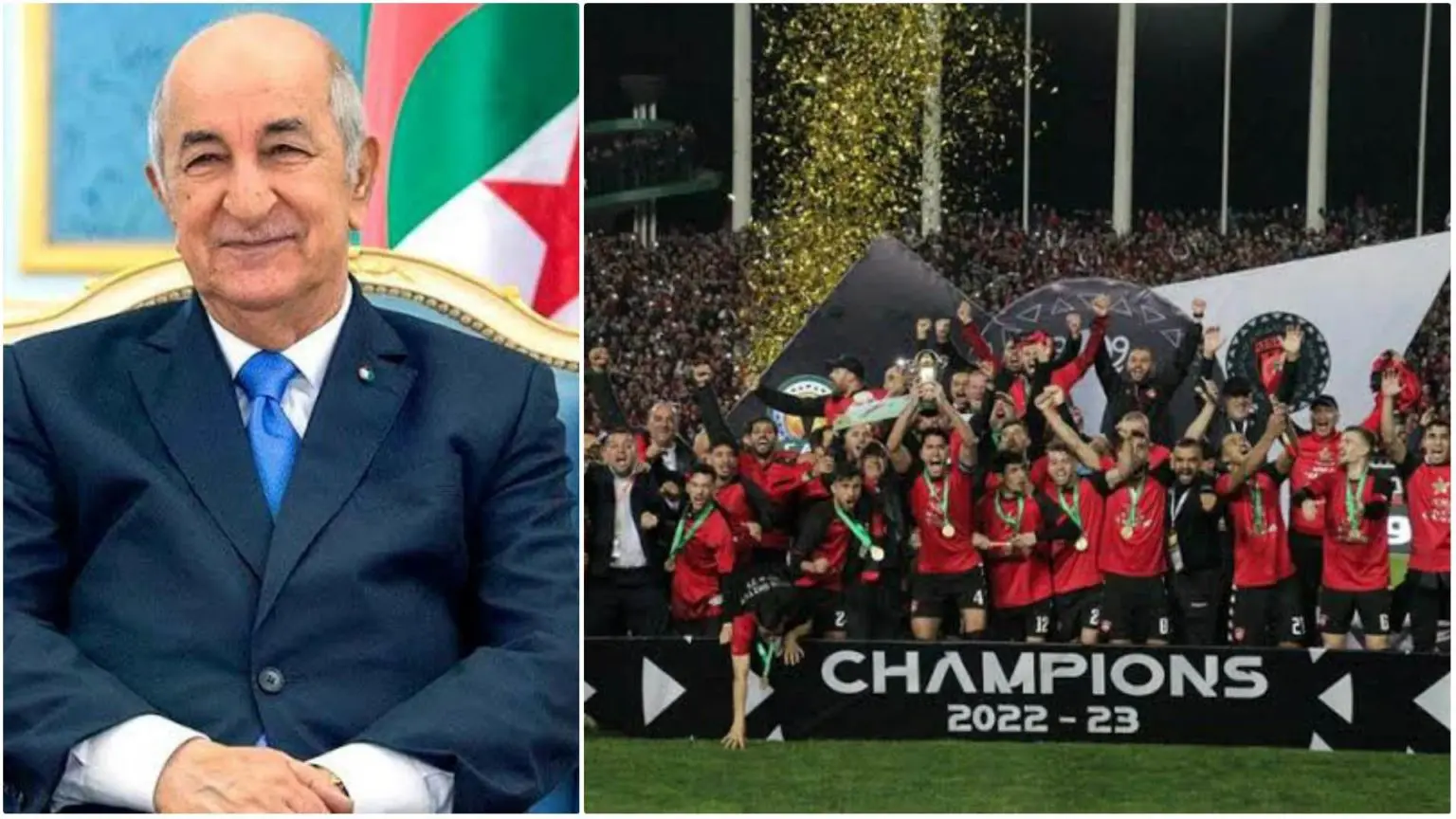 Tebboune honore l’USMA après son sacre historique à la Coupe de la CAF