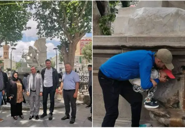 Vandalisée puis restaurée, la statue d&rsquo;Ain El Fouara à Sétif rouvre ses portes au public