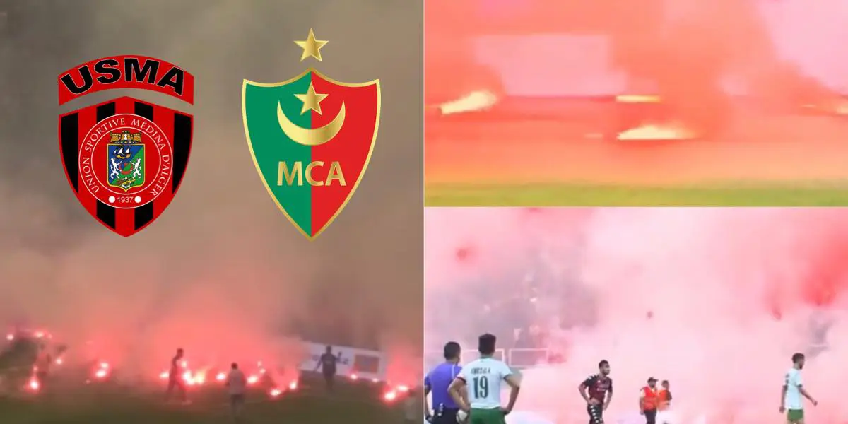 Match USMA – MCA (2-0) : la pelouse du stade Baraki dégradée