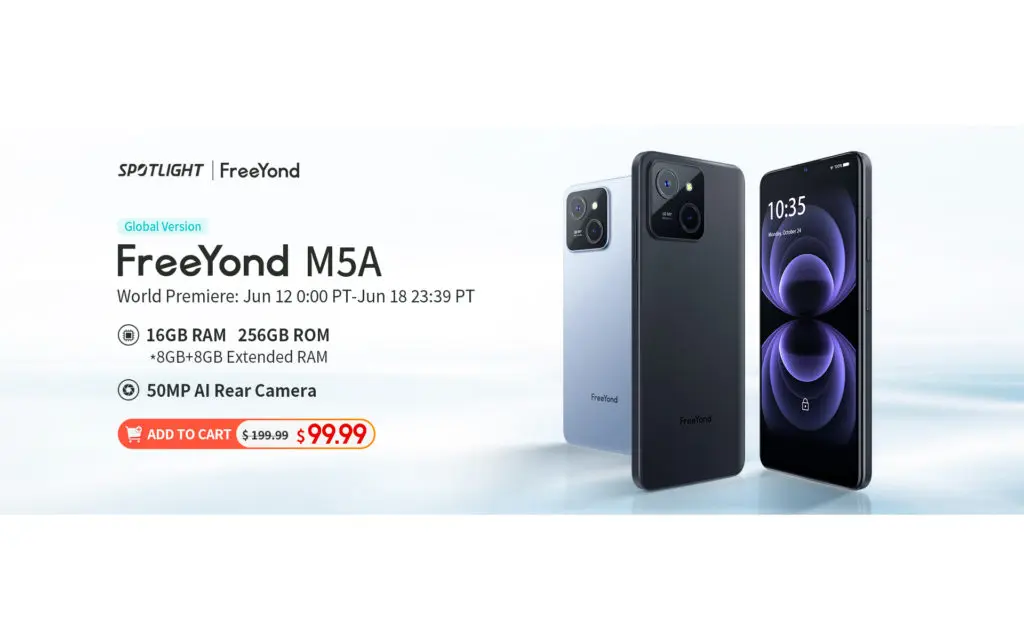 Lancement du nouveau produit FreeYond M5A : un smartphone qui dépasse les attentes et qui est un choix rentable