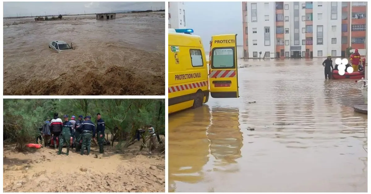 Le bilan s’alourdit, les inondations font 6 nouveaux décès en Algérie