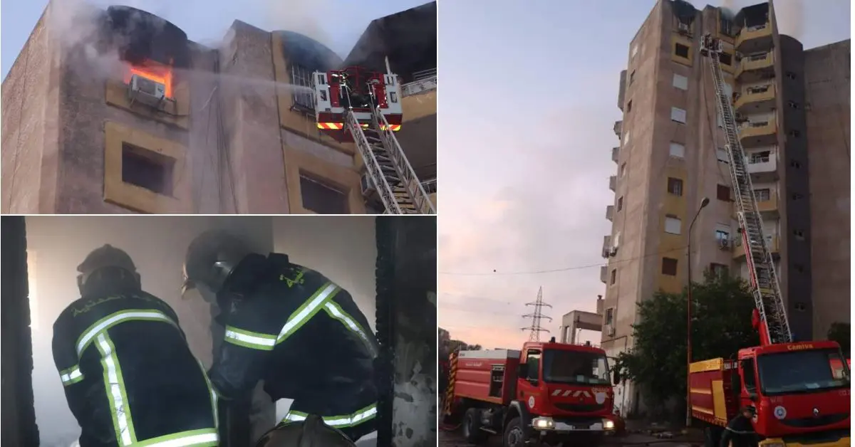 L’incendie d’un appartement AADL à Ouled Fayet fait 3 morts
